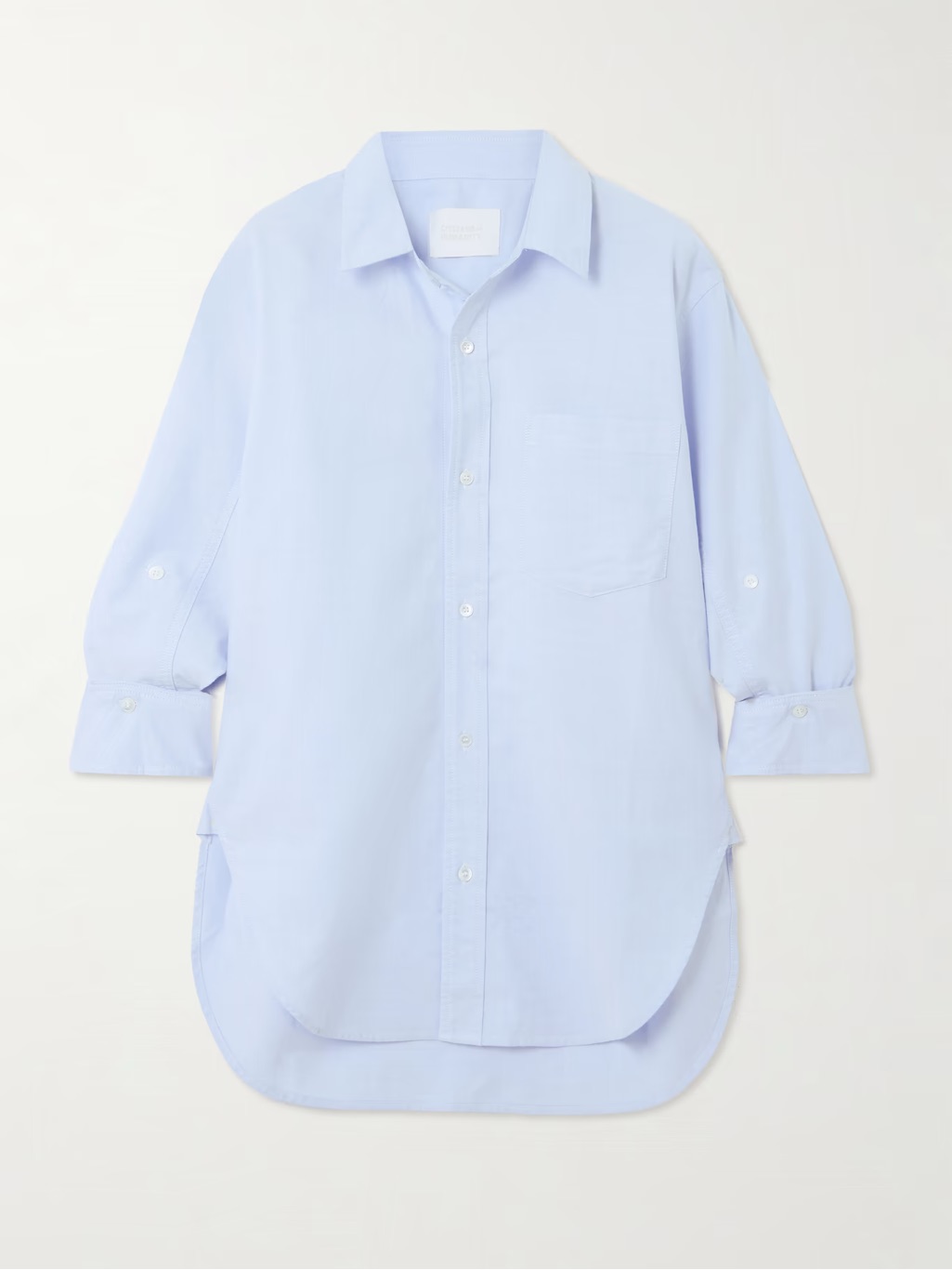 Citizens Of Humanity Kayla Cotton Oxford Shirt In Blue